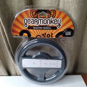 Gearmonkey Racing Wheel Accessory for Nintendo Wii New Sealed